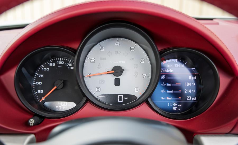 Панель приборов Porsche 718 Boxster S 2016 года  (NA) (фото 21 из 31)